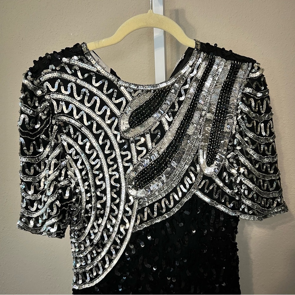 Laurence Kazar Sequined Blouse View 2